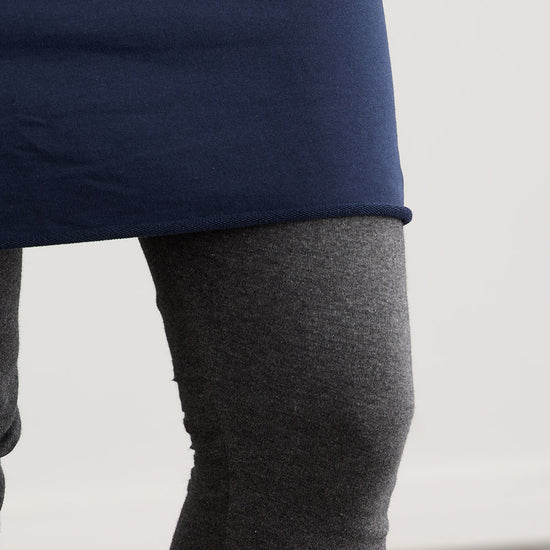 womens organic french terry long sleeve sweatshirt dress - burgundy - fair indigo fair trade ethically made