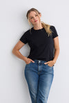 Women's Ultra 100% Organic Cotton Relaxed Crew Neck T-shirt