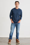 Men's Ultra 100% Organic Cotton Long Sleeve Crew Neck T-shirt