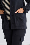 Women’s Organic Cotton Double Knit Luxe Shirt Jacket