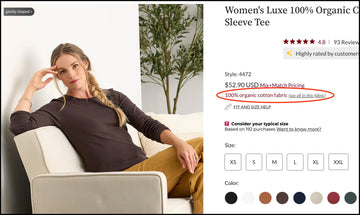 Where to find fabric info