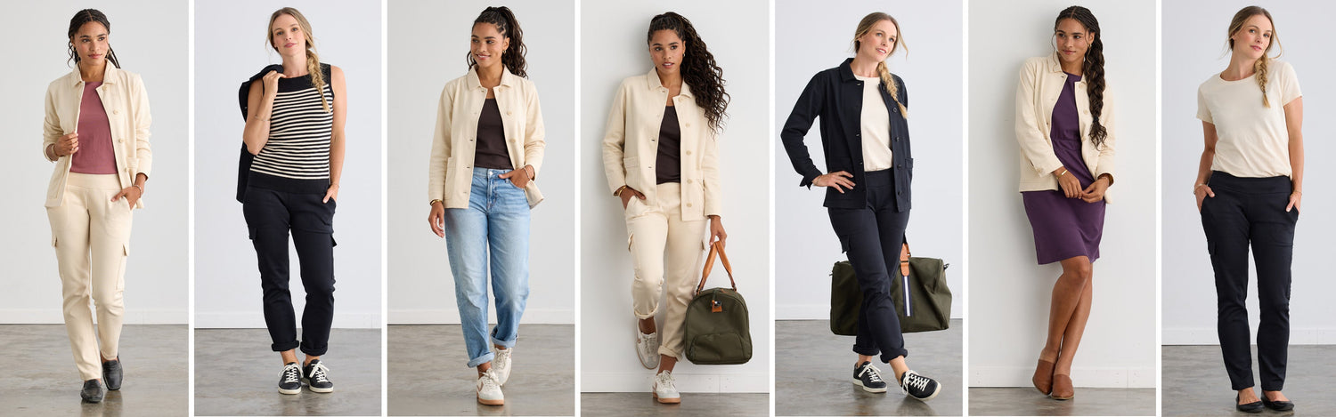 organic cotton travel clothing