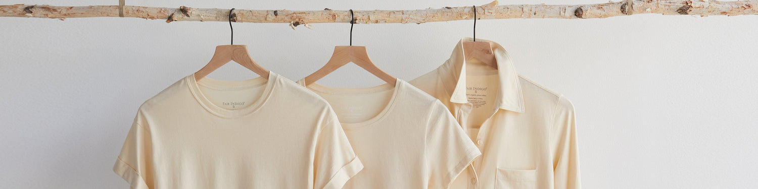 organic dye free clothing | undyed t-shirts and clothes organic