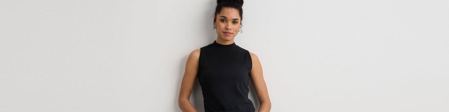 Women's organic sleeveless tees and tank tops