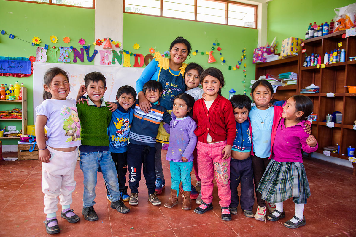 Our adopted school in Cajamarca, Peru